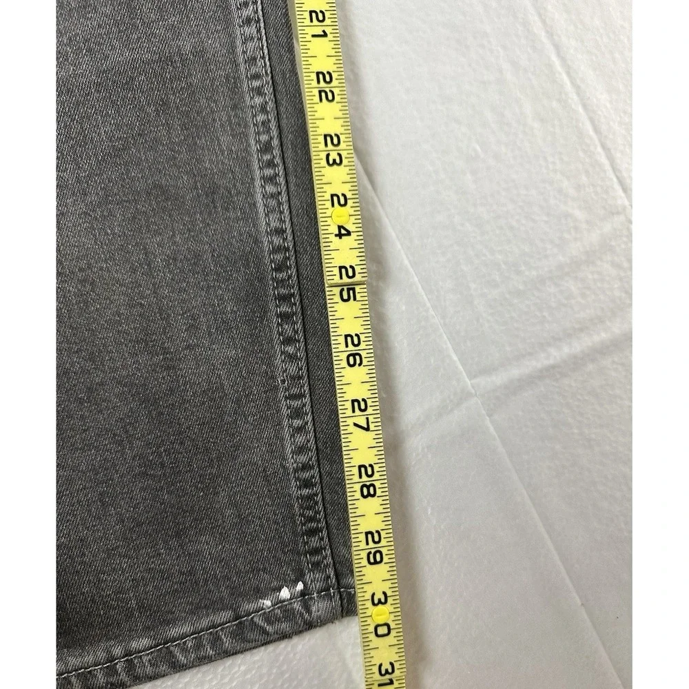 Levis 512 Jeans Mens 33x32‎ Gray Charcoal Slim Tapered Faded Black Stretch Flex